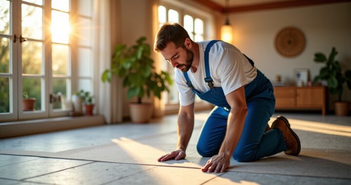 Les meilleures techniques pour isoler un sol déjà carrelé efficacement
